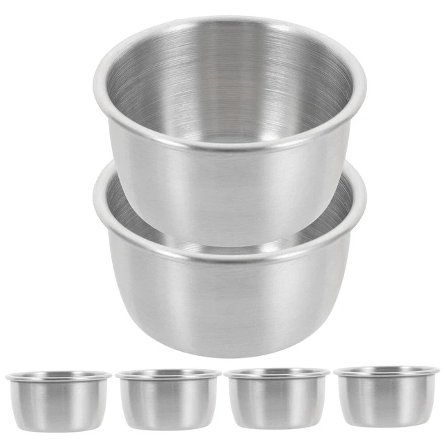 6 piezas Plato de comida para reptiles de alimentación animal Plato de comida para gecko con cresta