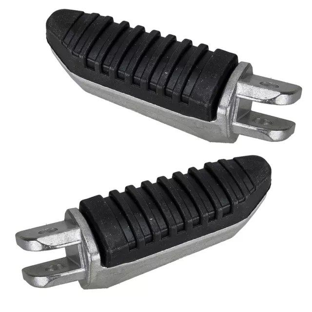 2x CNC Universal Motorcycle Folding Foot Pegs Passenger Footrests Footpegs