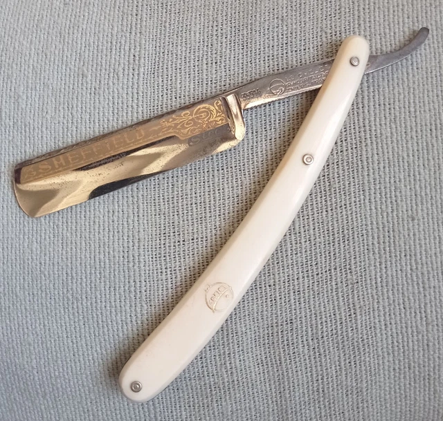 Ancien Rasoir Coupe-choux Le Grelot Hospital Thiers 71 - Taille 6/8 - Occasion - Fabriqué En France