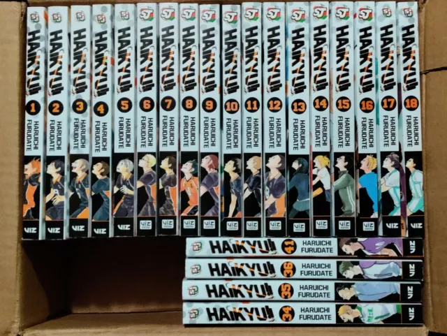 Haikyu Manga Lot 22 Books Vol 1-18 34 35 41 Haikyuu Haikyu!!