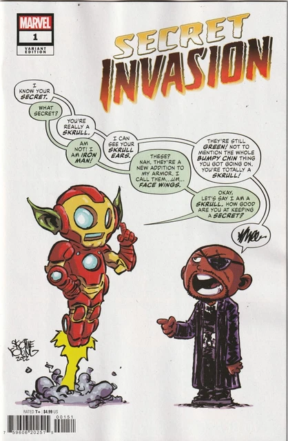Secret Invasion # 1 Of 5 Young Variant Cover NM Marvel 2022 [F1]