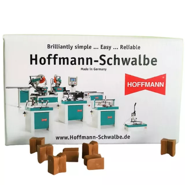 Hoffmann Schwalben Verbinder W2 6.0 mm W9200600 mittelbraun Polymer 1000 Stück 2