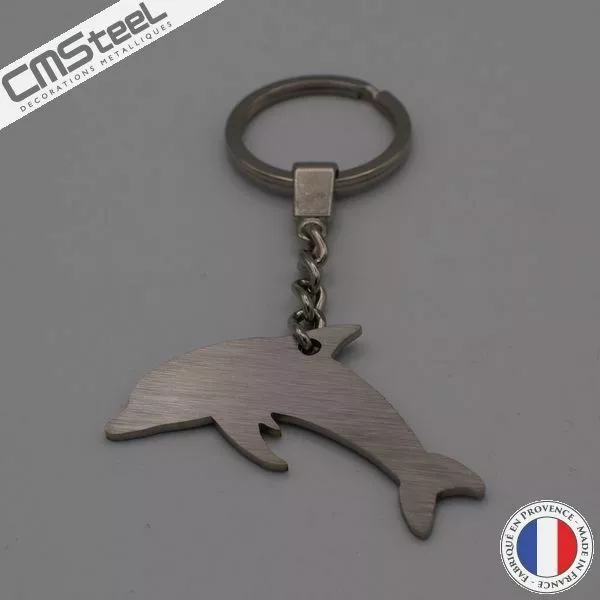 Porte clés Dauphin en Inox 2