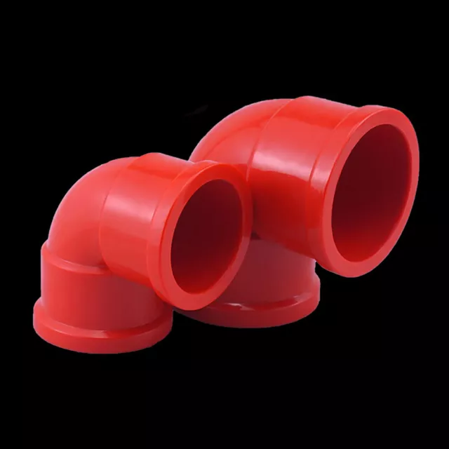 Tubo PVC rosso 90° gomiti ID 20/25/32/40/50/63 mm connettore montaggio frizione