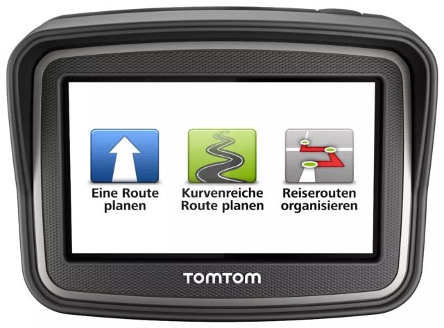 TomTom Rider v4 Europa 45 Motorradnavi XL Free Lifetime Maps kurvenreiche Routen