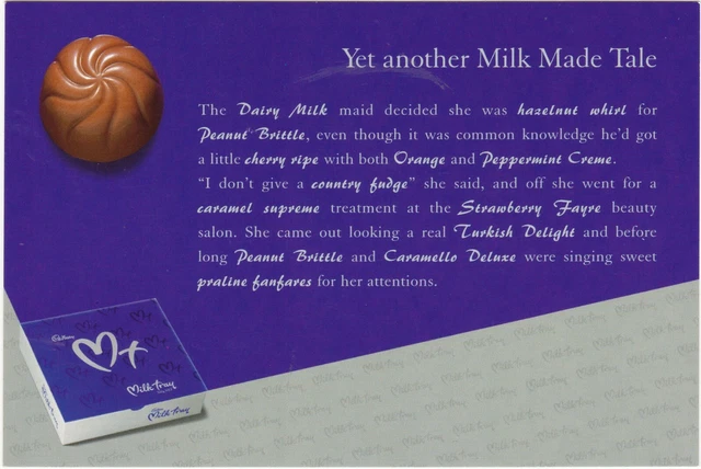 V06401c Australia Avant Card #6401c Cadbury Chocolates postcard