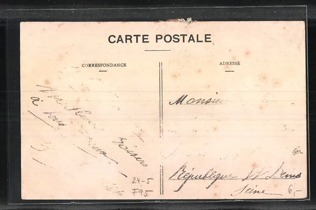 CPA Pontoise, Les Inondations de l´Oise, Janvier 1910, Quai du Ponthuis, inonda 2