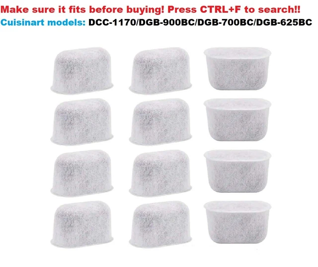 12-Pack Cuisinart Coffee Maker Filter Replacement