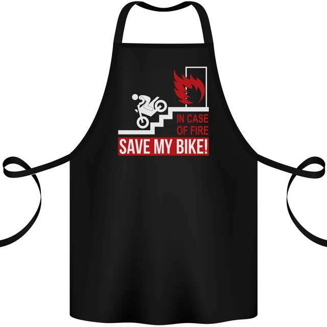 Grembiule Emergenza Moto Biker Moto Cotone 100% Biologico