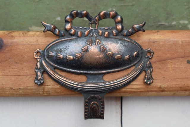 Antique Edwardian Wall Mounted Picture Hook Old Vintage Rail Painting Reclaimed