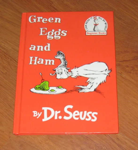 1988 GREEN EGGS and Ham by Dr. Seuss hardcover BOOK Beginner Books ...
