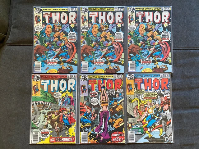 The Mighty Thor Huge Key Lot of 24 Marvel Comics (See Pics & Description for #)