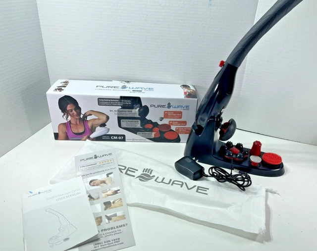 PureWave CM-07 Variable Speed Cordless Body Massager  MINT IN BOX must read!
