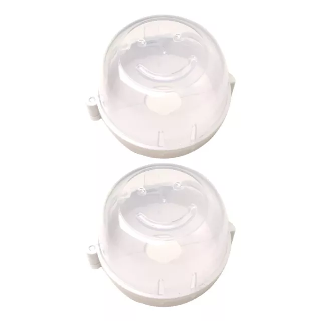 2 Pcs Plastic Switch Cover Baby Kitchen Safety Guard Proof Lock