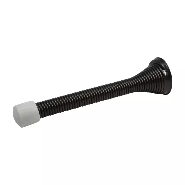 Rok Hardware 3-3/4" Flexi Spring Heavy Duty Wall Door Stop, Oil-Rubbed Bronze