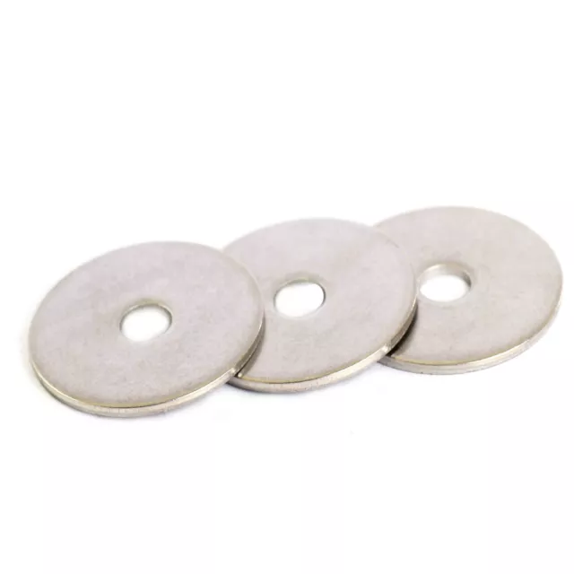 M4 M5 M6 M8 M10 X 25Mm Od Stainless Steel Penny Repair Washers Mudguard Washer