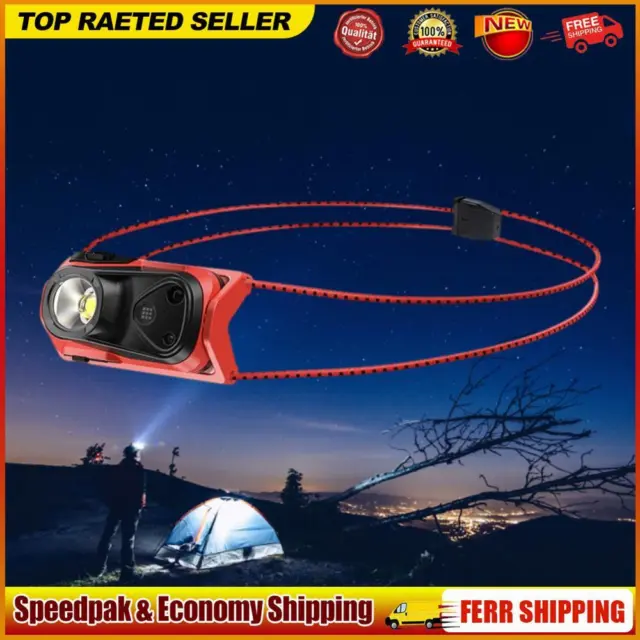 Wiederaufladbare Stirnlampe 4 Modi XPG-Stirnlampe für Notfälle im Freien (Rot)