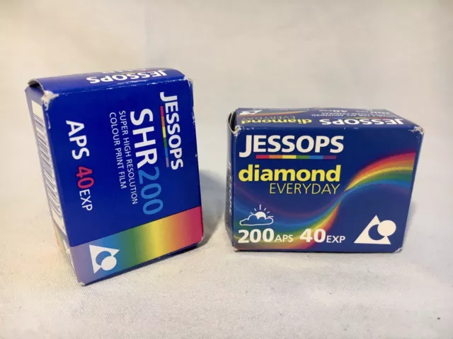 Jessops Diamond APS SHR200 film. 2 X Rolls 40 Exposures. Out Of Date. NO RETURNS