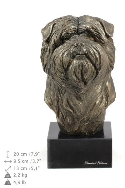 Buste Chien Fox-terrier Poil Lisse Art Dog - Statue Résine édition Limitée