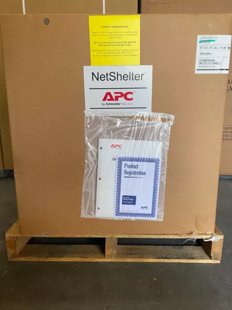 APC NetShelter WX 13U Wallmount Rack Enclosure AR100HD Vertical Mounting Vent