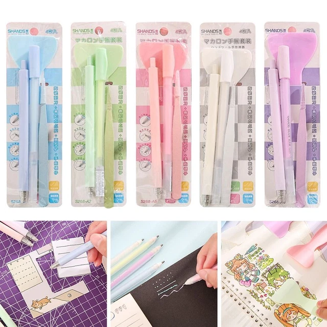 handwerk Arbeit Für Scrap booking Schaber Schnitz messer Klebe stifte Pinzette