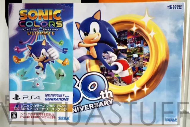 Sonic Colors Ultimate, 30th Anniversary Limited Edition PS4 Japan, Playstation 4