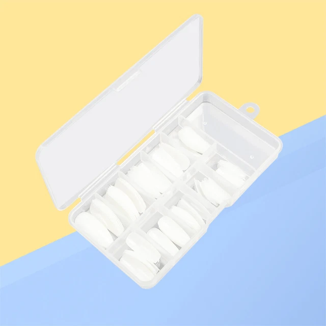 100 pz strumento bellezza unghie finte unghie acriliche gel artificiale false punte false in scatola