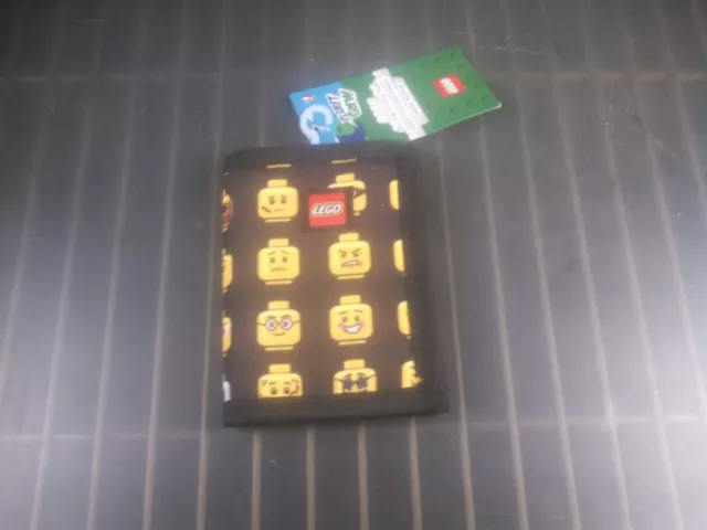 Lego Head Man Mini figure people Wallet Tri Fold  New