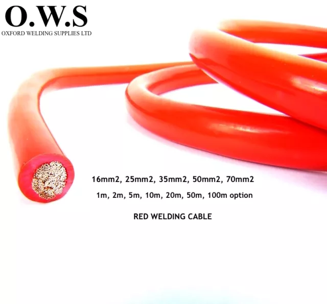 Pvc Copper Battery Starter / Earth / Welding Cable Red