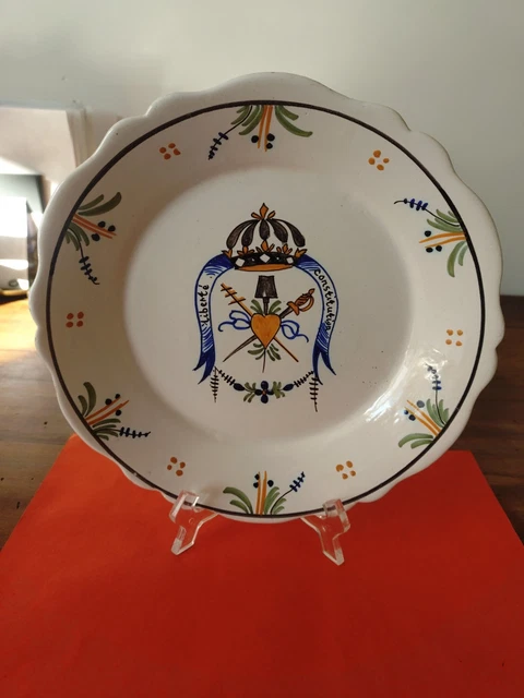 Ancienne Saucière Miniature En Faïence De Lunéville - Style Granville - Fin XIXe