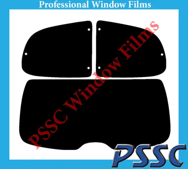 PSSC Pre Cut Rear Car Window Films - Peugeot 206 3 Door Hatchback 1999 to 2010