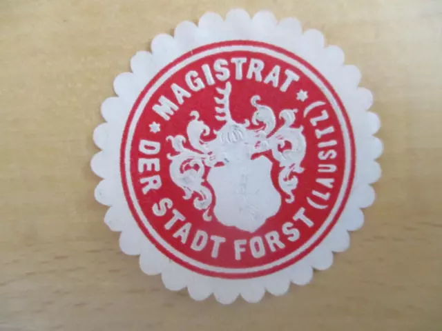 (39390) Siegelmarke - Magistrat der Stadt Forst (Lausitz)