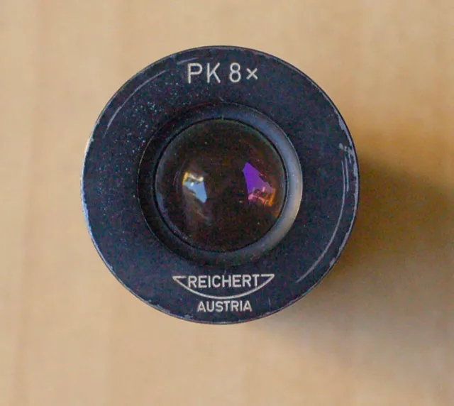 Vintage PK 8x REICHERT AUTRICHE Eye Piece Viewer Microscope ? *LIVRAISON...