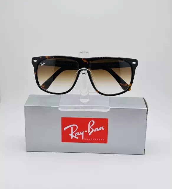 Ray-Ban RB4147 Boyfriend 60mm Unisex Sunglasses- Gloss Havana / Brown Gradient