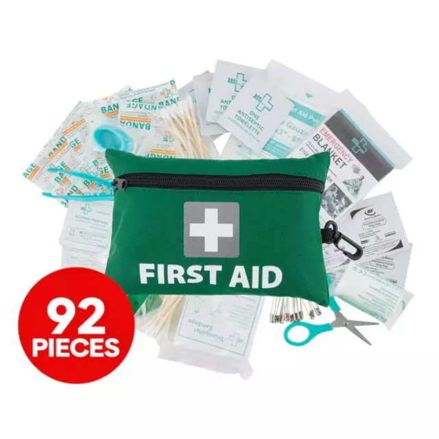 Travel Size First Aid Kit 92-Piece Set+Medical kit Travel Set Workplace Family