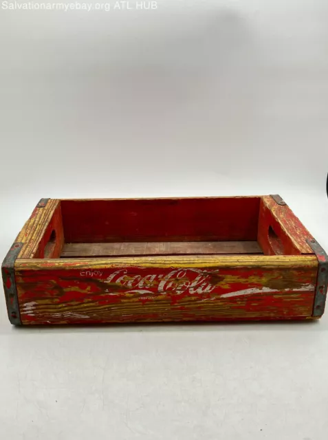 Vintage Coca-Cola Wooden Crate 18X12X4