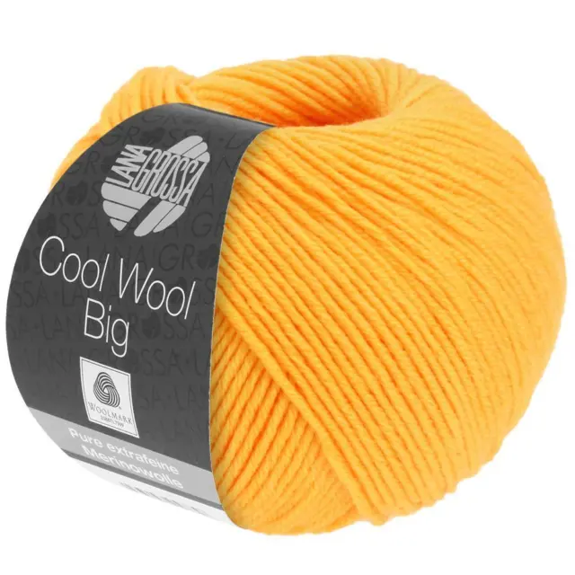 Wolle Kreativ! Lana Grossa - Cool Wool Big - Fb. 995 dottergelb 50 g