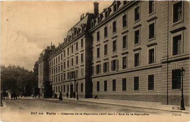 CPA MILITAIRE Paris-Caserne de la Pépiniére, Rue de la Pépiniére (316544)