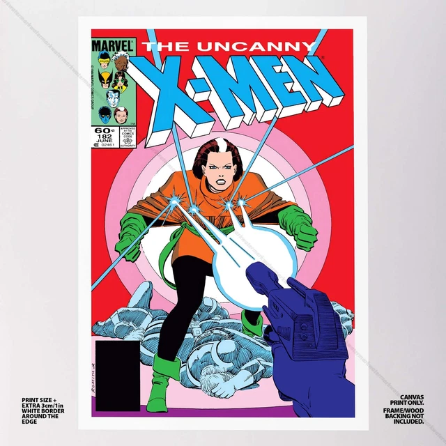 Uncanny X-Men Poster Canvas Vol 1 #182 Xmen Marvel Comic Book Art Print 2