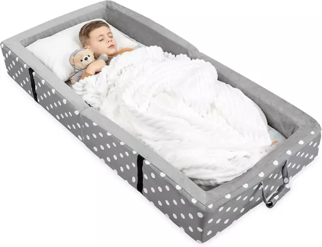 Milliard tragbares Kleinkind-Stoßstangenbett | klappbar für Reisen