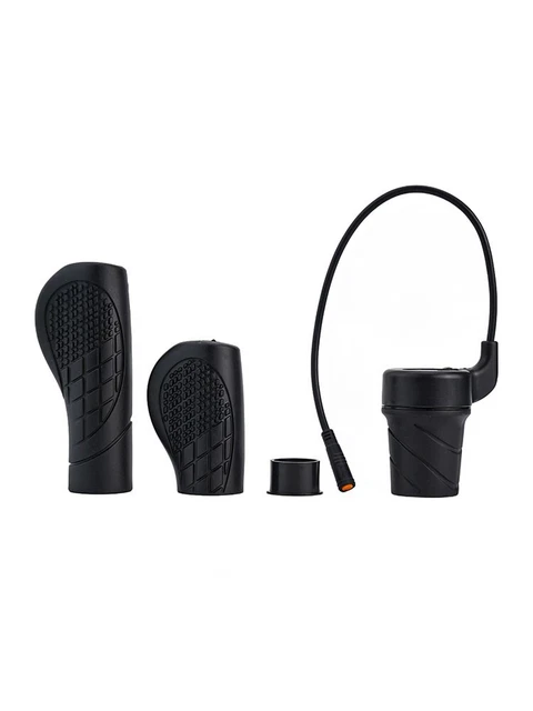 Kit Manubrio Acceleratore Per Bici Elettrica 36V | Mezza Torsione Con Indicatore LED E Blocco A Chiave | Compatibile Scooter E Moto Elettrica