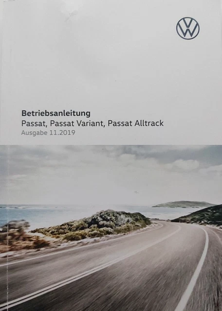 VW Passat Variant Limousine, Alltrack B8 Betriebsanleitung 2019 2020 Bordbuch
