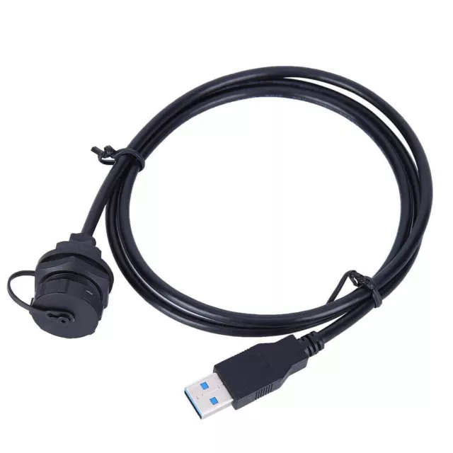 Imperméable, USB 3.0 Type A Panneau Support Connecteur Femelle Prise avec Câble
