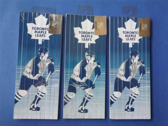 Toronto Maple Leafs Logo Nhl Vintage Lot Hockey Card 10 Pencil Crayons Picture