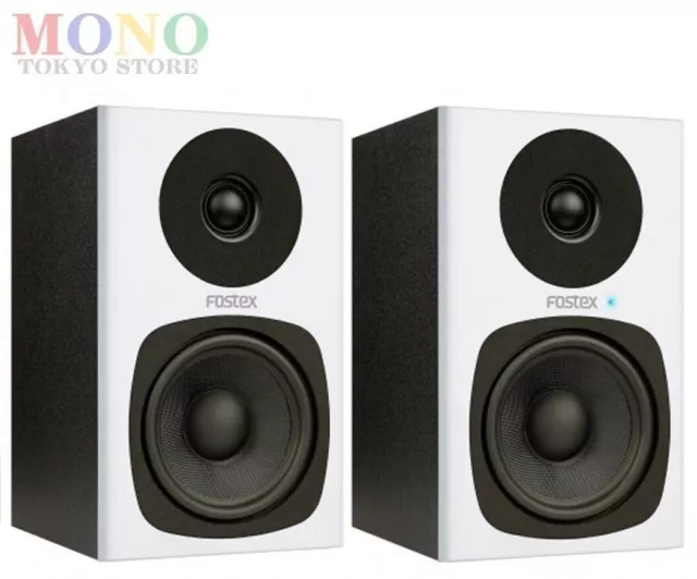 FOSTEX PM0.4c White active speaker pair / ships from Japan