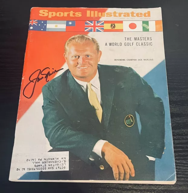 Jack Nicklaus Autographed Sports Illustrated Magazine PGA Tour Golf/ JSA