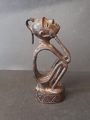 Rare Antique Statue Bronze Africa Or Timor African Art Primitive First Tribale