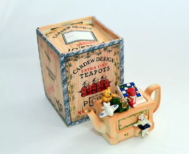 Vintage Paul Cardew - “Toy Box”  design - One Cup Teapot with Original Box