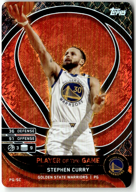 2025-26 TOPPS MATCH Attax NBA PG-SC Stephen Curry Jugador Del