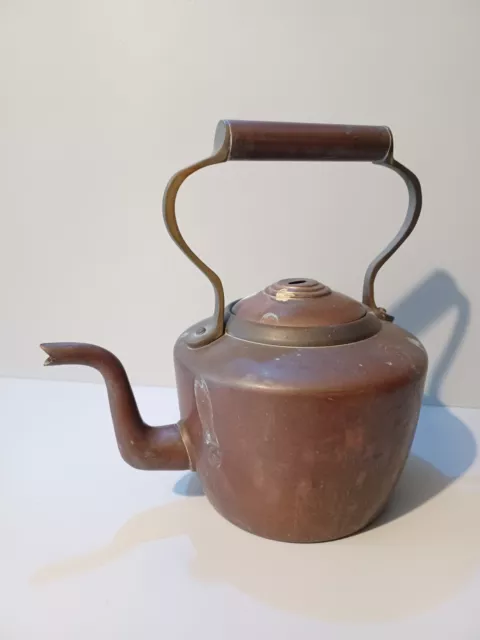Vintage Antique Copper Kettle